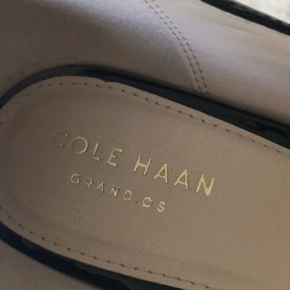 Cole Haan Grand OS Black Patent Leather Heels Size 8 - Picture 7 of 13